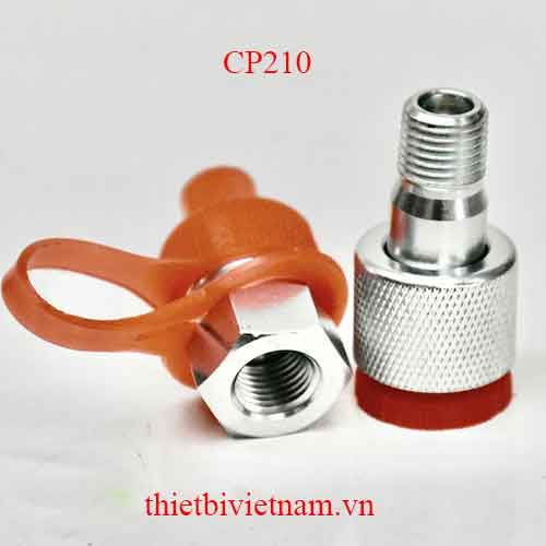 Co nối chân đồng hồ áp suất dầu thủy lực hãng Powerram CP210