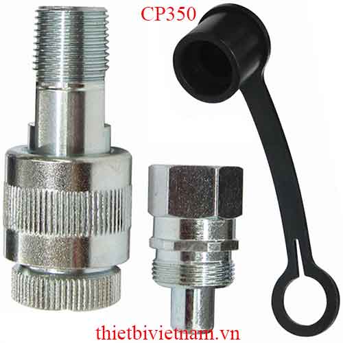Co nối chân đồng hồ áp suất dầu thủy lực hãng Powerram CP350