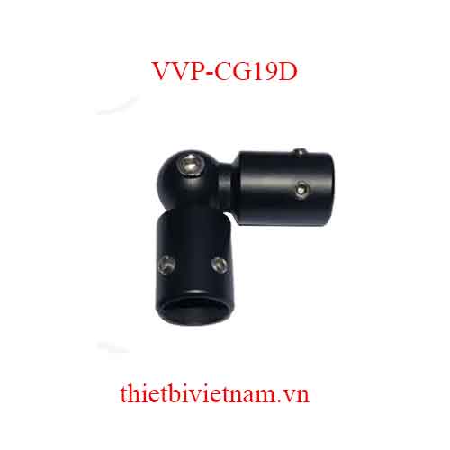 Co nối chuyển góc Ø19 VVP màu đen model  VVP-CG19D