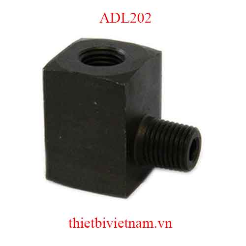 Co nối, góc 90 độ, chuẩn ren 1/4 inch NPT hãng Powerram ADL202