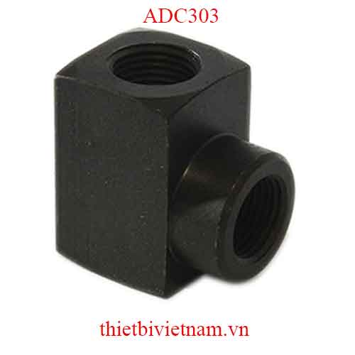 Co nối, góc 90 độ, ren trong NPT 3/8 inch hãng Powerram ADC303
