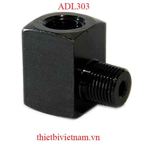 Co nối vuông góc 90 độ, chuẩn ren thuận 3/8 inch NPT hãng Powerram ADL30