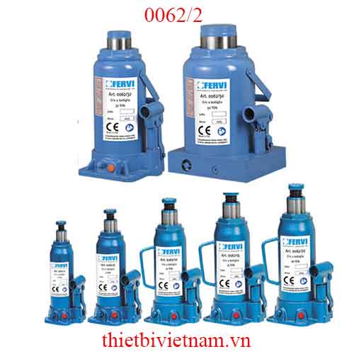 Con đội thủy lực lắc tay có tải trọng từ 2 tấn hãng FERVI – Italia model 0062/2