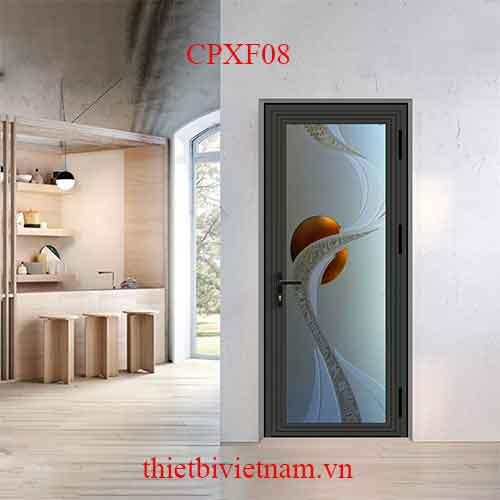 Cửa phòng ngủ CPXF08 nhôm Xingfa KT 900×2200
