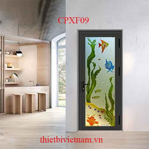 Cửa phòng ngủ CPXF09 nhôm Xingfa KT 900×2200