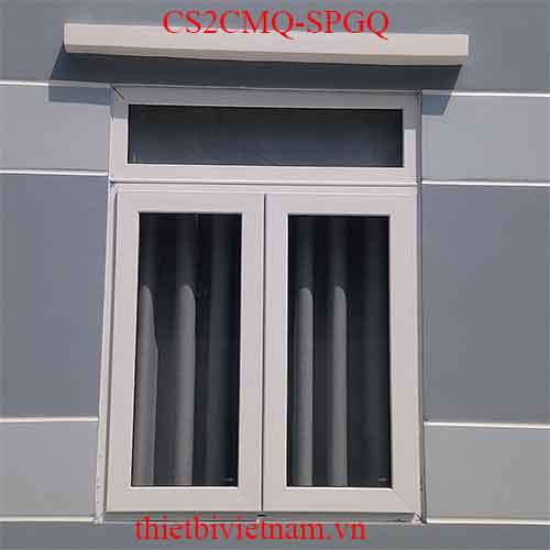 Cửa sổ mở quay 2 cánh nhựa lõi thép tiêu chuẩn CS2CMQ-SPGQ