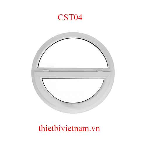 Cửa sổ tròn CST04 1 cánh nhựa uPVC tròn màu trắng