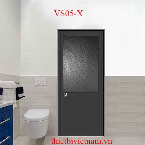 Cửa vệ sinh VS05-X nhôm hệ 700 800×2100