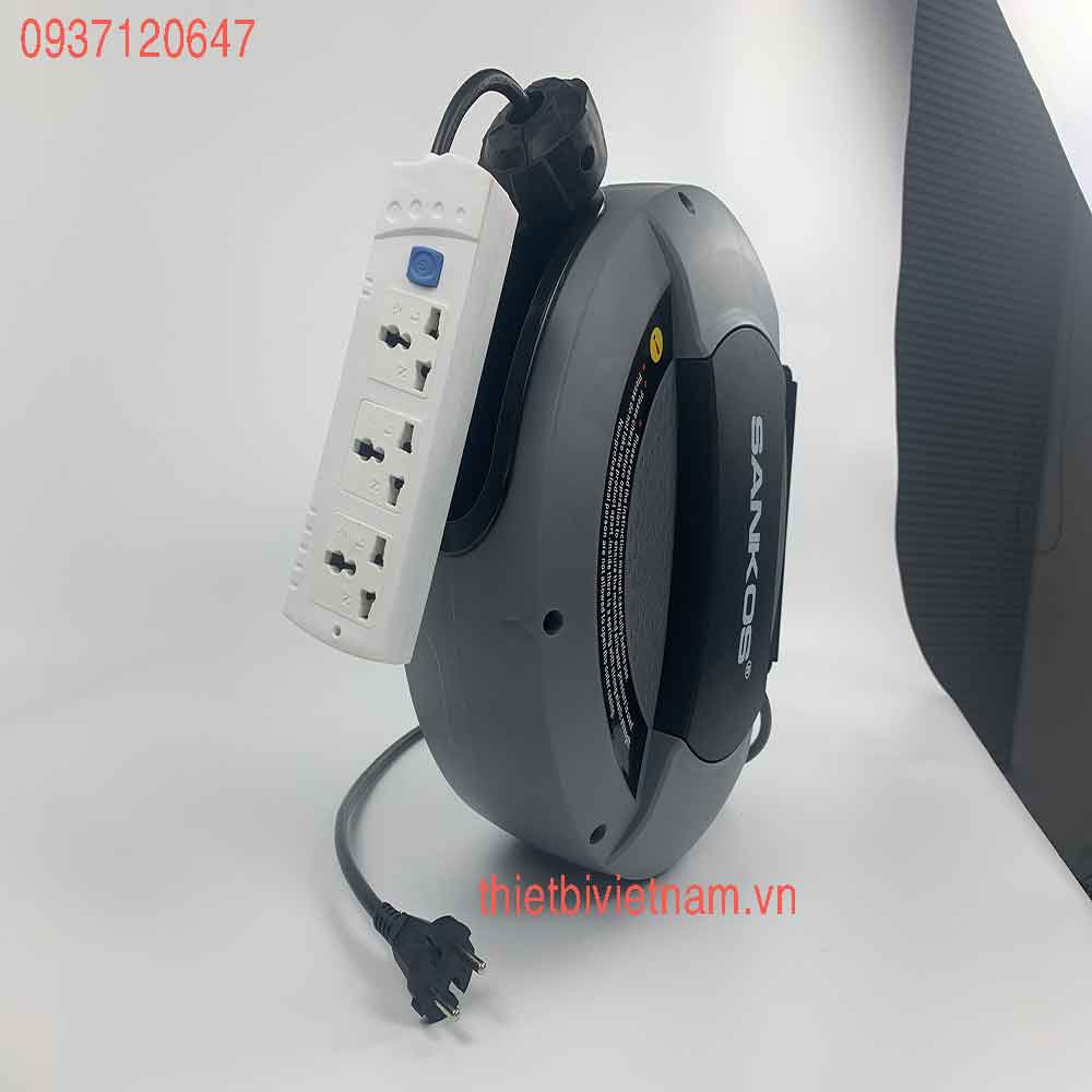 cuộn dây điện tự rút 10 mét sankos scs-310e