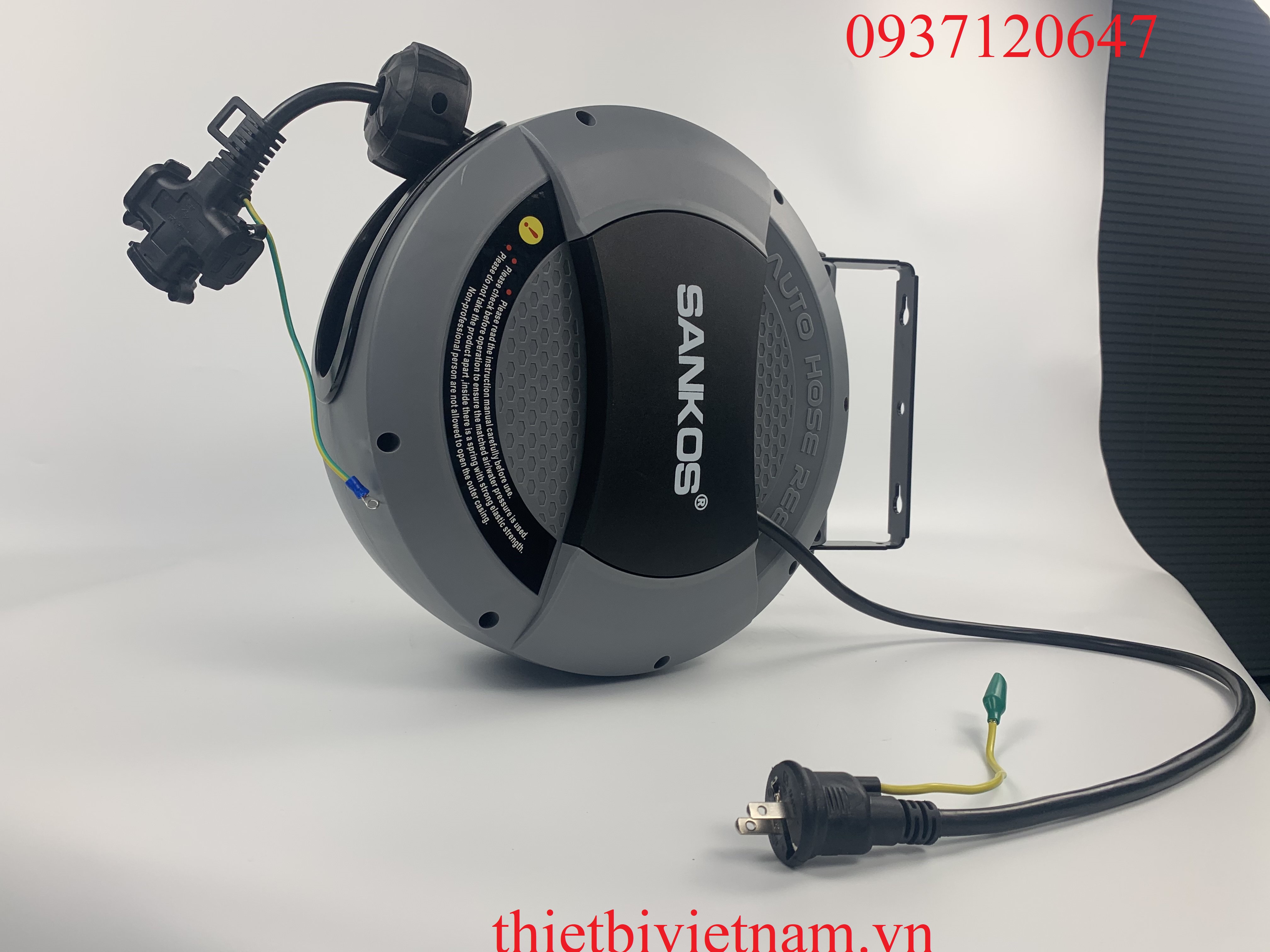 Cuộn dây điện tự rút 2,5mm x 3 lõi dài 10 mét