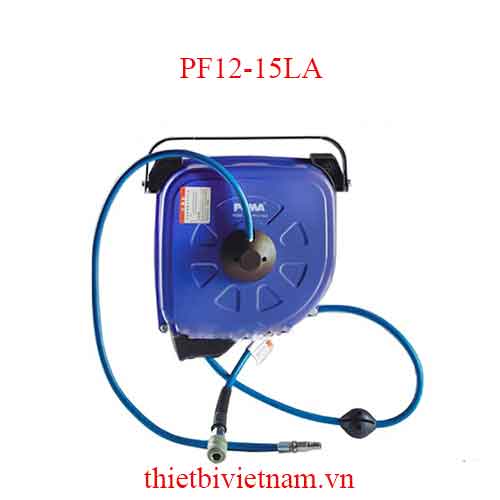 CUỘN DÂY HƠI TỰ RÚT VỎ SẮT PUMA PF12-15LA (15 MÉT, Φ8X12MM)