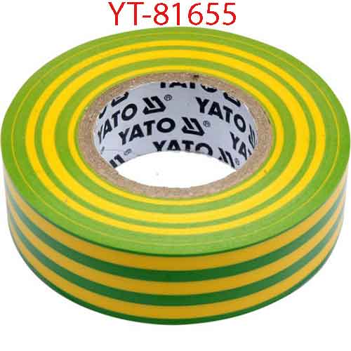 Cuộn keo dán dây điện màu vang xanh YATO YT-81655