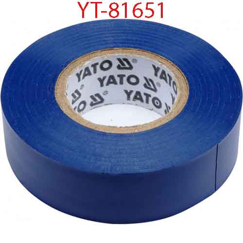 Cuộn keo dán dây điện màu xanh dương YATO YT-81651