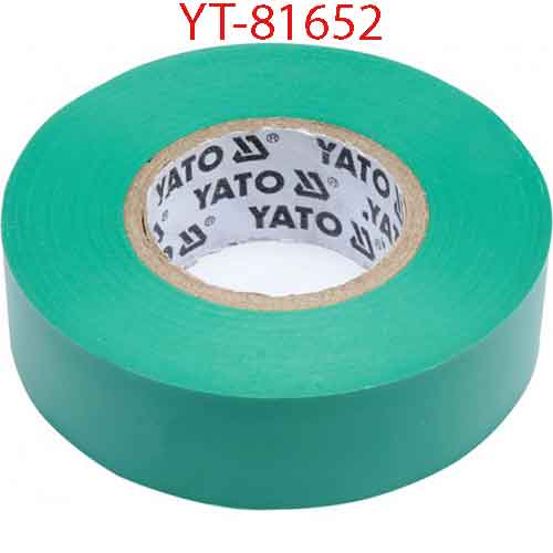 Cuộn keo dán dây điện màu xanh lá cây YATO YT-81652
