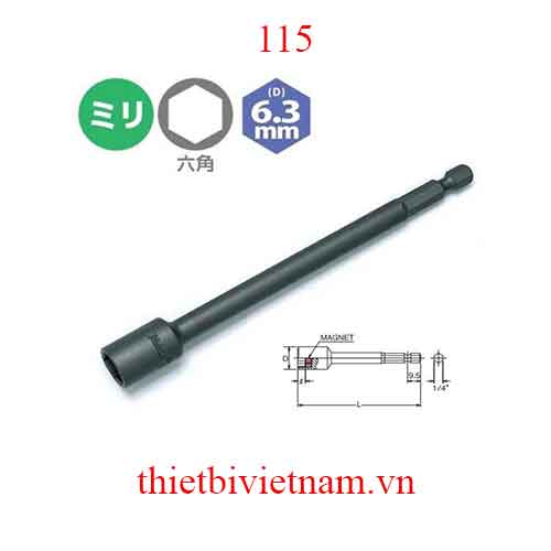 Đầu bits khẩu từ tính Koken 115