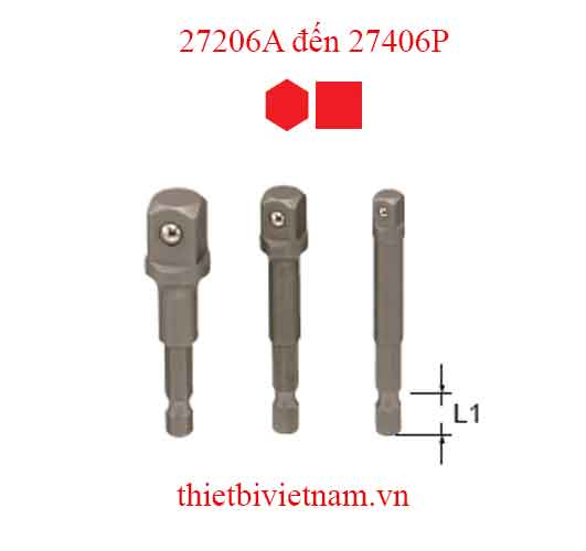 ĐẦU CẦN XIẾT NỤ DÙNG CHO MÁY KHOAN ĐIỆN HÃNG GENIUS MODEL 27206A đến 27406P