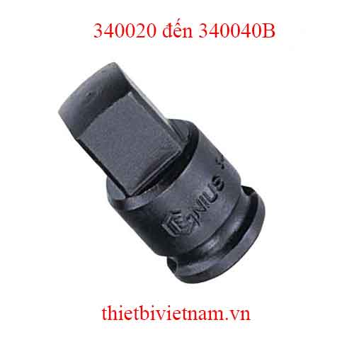 ĐẦU CHUYỂN 3/8 SANG 1/4 INCH LOẠI CÓ BI GENIUS MODEL 340020 đến 340040B