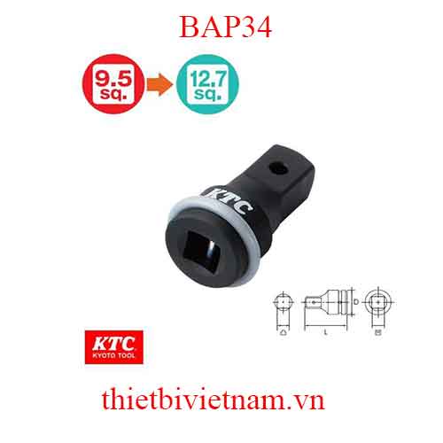 Đầu chuyển cho súng 3/8 inch KTC BAP34