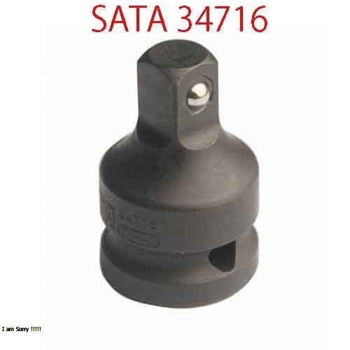 Đầu chuyển đen 1/2 inch-3/8 inch SATA 34716