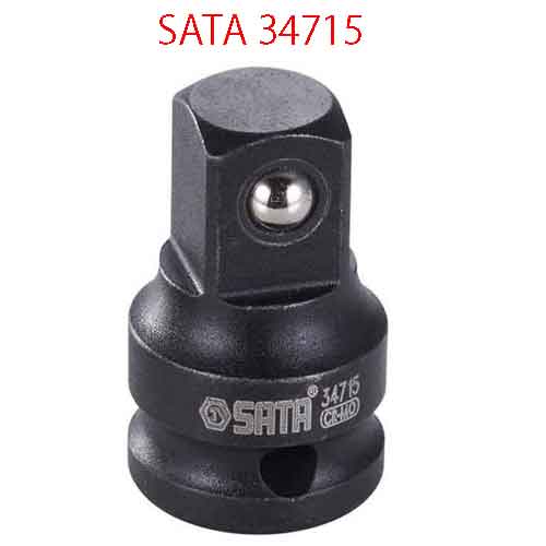 Đầu chuyển đen 3/8 inch-1/2 inch SATA 34715