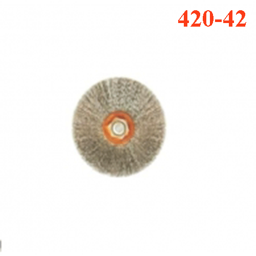 Đầu cọ bề mặt lốp sau mài (chổi chà nhẵn làm sạch mịn vết mài) 420-42