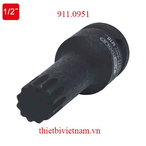 Đầu khẩu bit XNZ đầu 1/2 inch M12 model 911.0951 KS Tools