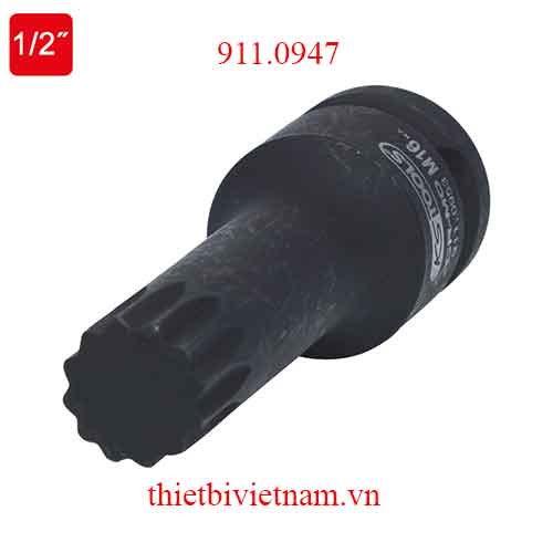 Đầu khẩu bit XNZ đầu 1/2 inch M6 model 911.0947 KS Tools