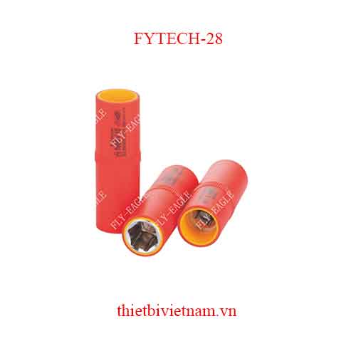 Đầu Khẩu Dài Cách Điện 1000V 3/8 Inch 6PT hãng FY-TECH FYTECH-28