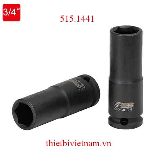 Đầu khẩu dài lục giác đen đầu 3/4 inch 41mm model 515.1441 KS Tools