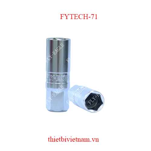 Đầu Khẩu Loại Bugi Từ Tính Có Ống Bọc Cao Su 3/8 Inch hãng FY-TECH FYTECH-71