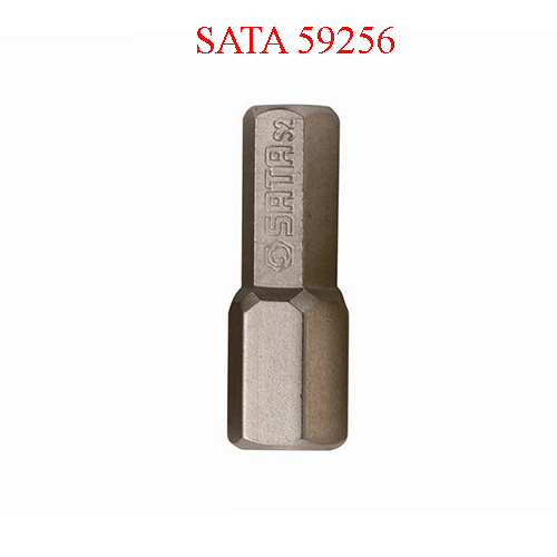Đầu lục giác 1/4 inch cỡ 6mm x 25mm - 5cái/gói SATA 59256