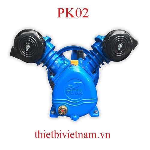 Đầu máy nén khí 1 cấp hãng Puma PK02 - 0.5HP, 8 bar