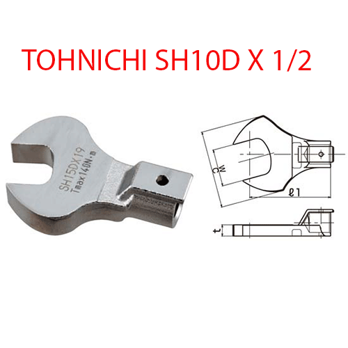 Đầu mở cờ lê TOHNICHI SH10D X 1/2