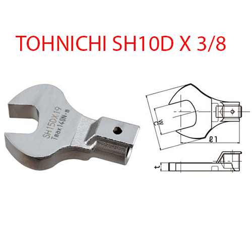 Đầu mở cờ lê TOHNICHI SH10D X 3/8