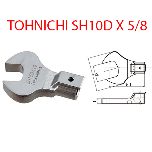 Đầu mở cờ lê TOHNICHI SH10D X 5/8