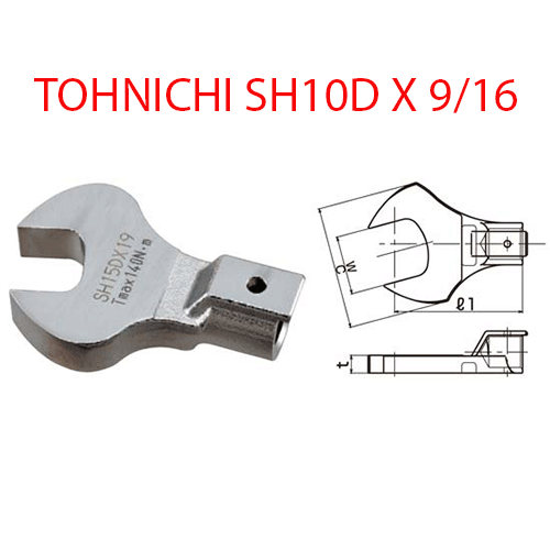 Đầu mở cờ lê TOHNICHI SH10D X 9/16