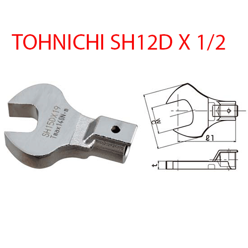 Đầu mở cờ lê TOHNICHI SH12D X 1/2