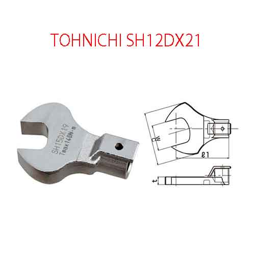 Đầu mở cờ lê TOHNICHI SH12DX21