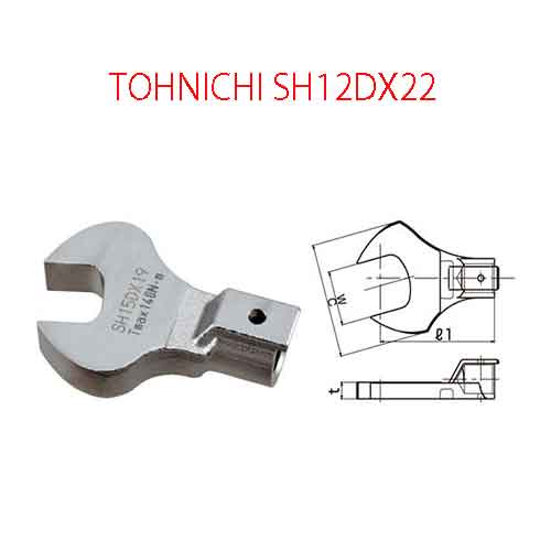 Đầu mở cờ lê TOHNICHI SH12DX22