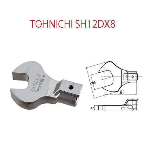 Đầu mở cờ lê TOHNICHI SH12DX8