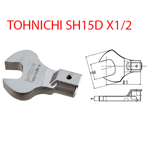 Đầu mở cờ lê TOHNICHI SH15D X 1/2