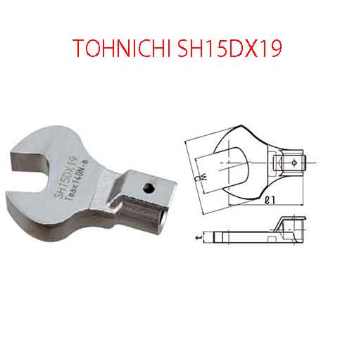 Đầu mở cờ lê TOHNICHI SH15DX19