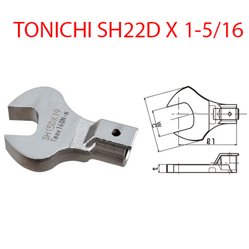 Đầu mở cờ lê TOHNICHI SH22D X 1-5/16