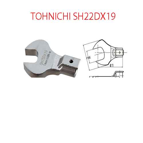 Đầu mở cờ lê TOHNICHI SH22DX19