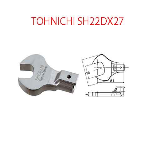 Đầu mở cờ lê TOHNICHI SH22DX27