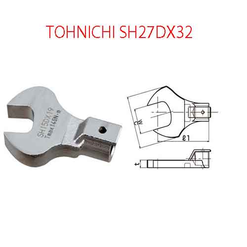 Đầu mở cờ lê TOHNICHI SH27DX32
