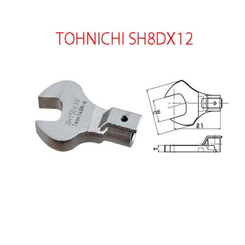 Đầu mở cờ lê TOHNICHI SH8DX12