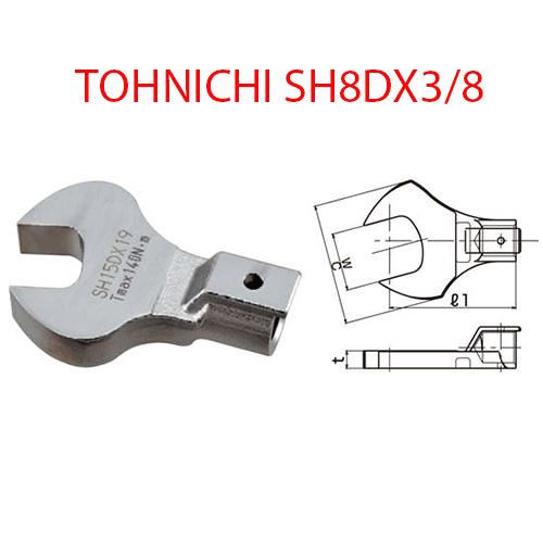 Đầu mở cờ lê TOHNICHI SH8DX3/8