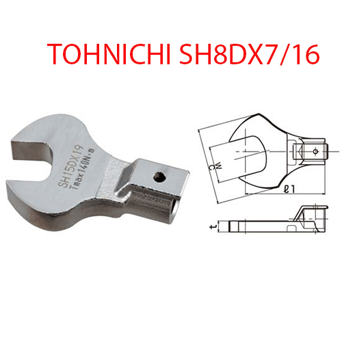 Đầu mở cờ lê TOHNICHI SH8DX7/16