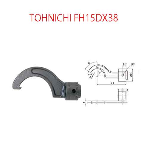 Đầu Móc TOHNICHIFH15DX38